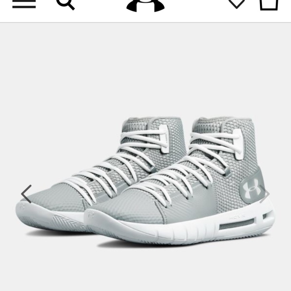 Under Armour Havoc hightop steel basketball shoes